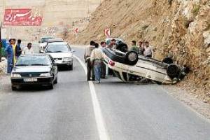 ۸ مصدوم نتیجه تصادف در محور شوش