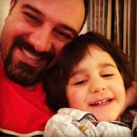 سلفی جالب برزو ارجمند و پسرش! | فروردین 95