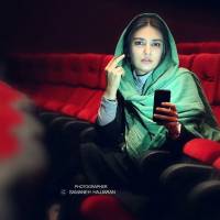 عکس جالب و یهویی از لیندا کیانی در سینما!