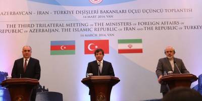 نشست سه جانبه وزرای خارجه ایران، آذربایجان و ترکیه آغاز شد