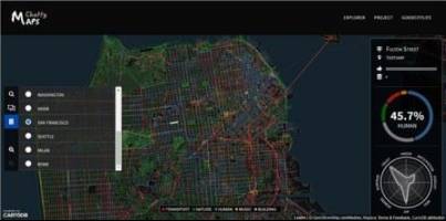 ChattyMaps، نقشه‌ای که میزان سر و صدای خیابان‌ها را نشان می‌دهد