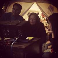 رزیتا غفاری در پشت صحنه فیلم جدیدش! | فروردین 95