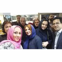سلفی جالب مریم وطن پور در کنار بازیگران معروف! | فروردین 95