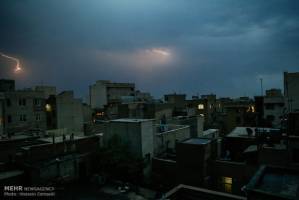 رعد و برق در تهران