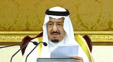 سخنرانی پادشاه عربستان در جمع تملق‌گوی پارلمان مصر 