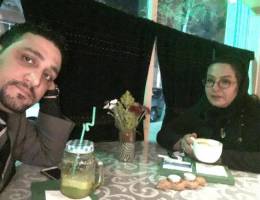 سلفی لاله صبوری درکنار همسرش! | فروردین 95