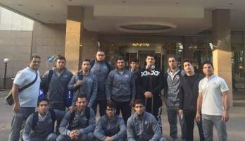 تمرین جودوکاران ایران در کنار قزاق ها