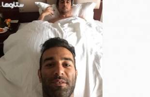 صبح بخیر روز قبل دربی حنیف و رحمتی در رختخواب ! /عکس