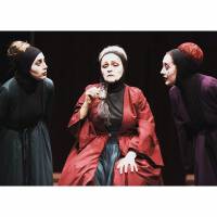 گریم متفاوت و جالب شيرين بينا و مونا فرجاد در نمایش بیوه ها! | فروردین 95
