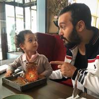 عکس دیدنی کامبیز دیرباز و دخترش نیاز به مناسبت روز پدر!