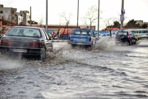 بارش باران و تگرگ در البرز