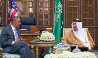 دیدار اوباما و ملک سلمان در ریاض با محوریت تحولات منطقه 