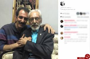 عکس یادگاری بهنام تشکر در کنار استاد مشایخی+ اینستاپست