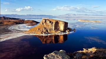 آشنایی با دومین دریاچه بزرگ آب‌ شور دنیا