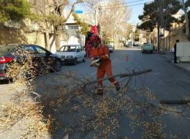 19 حادثه براثر توفان در مشهد