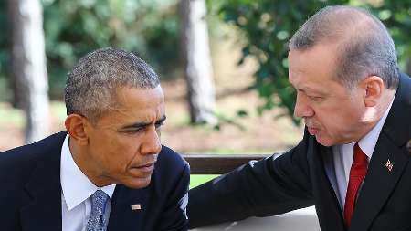 مکالمه تلفنی یک ساعته اردوغان و اوباما درباره سوریه