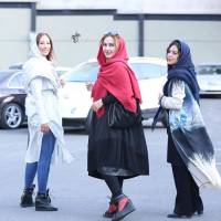 آنا نعمتی، هنگامه قاظیانی و سحر زکریا در اکران خصوصی «پآت»