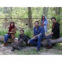 عکسی متفاوت از بهرام رادان در کنار جمعی از بازیگران! | اردیبهشت 95