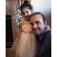 سلفی دیدنی سینا سرلک و دختر زیبایش + عکس
