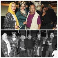 سلفی جالب گلشید بحرایی و تئاتری های معروف! + عکی