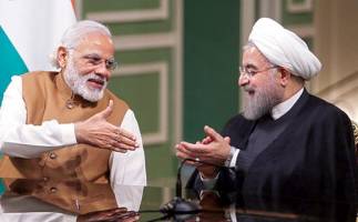 حرکت قطار چابهار روی ریل روپیه