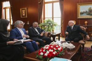 دیدار سفیر ایران با رئیس پارلمان ترکیه