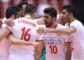 صدرنشینی ایران در پایان روز نخست رقابت‌های والیبال انتخابی المپیک 