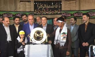 رونمایی از کاپ جام حذفی در شلمچه 