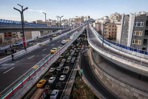 ترافیک نیمه سنگین در آزادراه كرج - تهران
