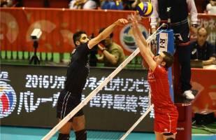 چهارمی ایران در پایان روز سوم رقابت‌های والیبال انتخابی المپیک 