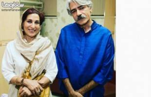 فاطمه معتمد آریا در کنار استاد موسیقی ایران! + عکس