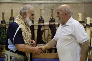 رییس سابق مجلس نماد پهلوانی گرفت + عکس