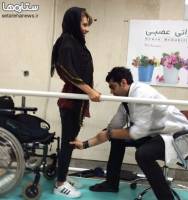 دلنوشته سردار آزمون براي سارا عبدالمالكي! +  عكس