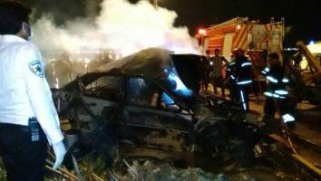 زانتیا در اثر سرعت زیاد آتش گرفت 