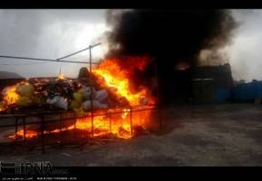 یک هزار و 300 کیلوگرم مواد مخدر در مازندران سوزانده شد