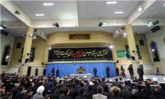 برگزاری مراسم سوگواری شهادت مظلومانه امام علی(ع)در حضور رهبر معظم انقلاب