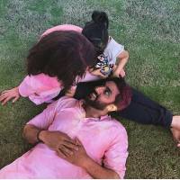 عکس زیبا و جالب  آیشورایا رای و همسر و دخترش! 