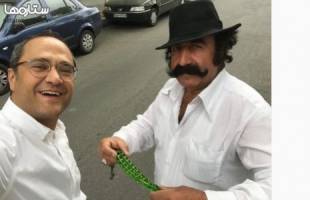 رامبد جوان و آقای کلاه مخملی استاندارد !+ عکس