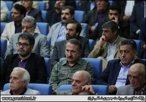 مهران رجبی  و سیروس گرجستانی در ضیافت افطار رییس جمهور! + عکس