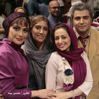 سلفی متفاوت نفیسه روشن و تئاتری ها! | تیر 95