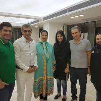 فریدون آسرایی درکنار پوری بنایی! + عکس