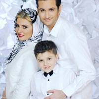 پویا امینی درکنار همسر و پسرش! + عکس