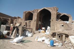 کاروانسرای قاجاری در اصفهان تخریب شد