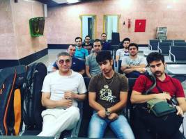 سلفی جالب فریدون آسرایی قبل از پرواز! + عکس