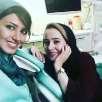 سلفی جالب الناز حبیبی در مطب دندان پزشکی! + عکس