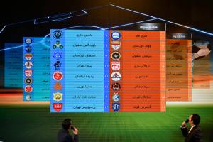 برنامه کامل نیم فصل اول لیگ برتر فوتبال اعلام شد