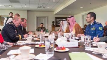 دیدار وزیر دفاع آمریکا با همتای سعودی‌اش در واشنگتن