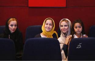 الناز حبیبی و خواهرزاده هایش در یک شب خوب+عکس