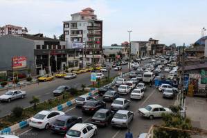 ترافیک نیمه سنگین در مرزن آباد-کرج