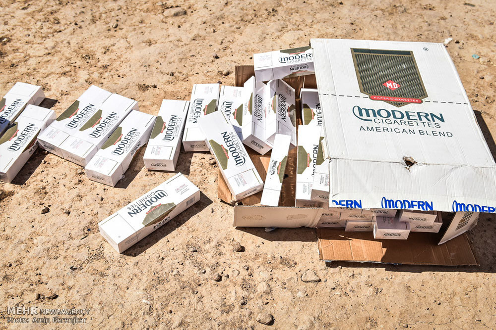 اتوبوسی با ۱۹۳ هزار نخ سیگار قاچاق در همدان متوقف شد